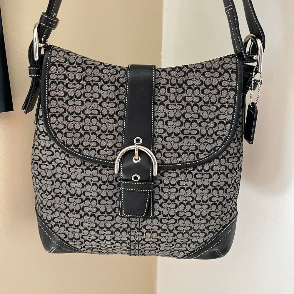 Y2K 2000s Coach Soho Signature Cs Monogram shoulder bag / Crossbody - Picture 3 of 7